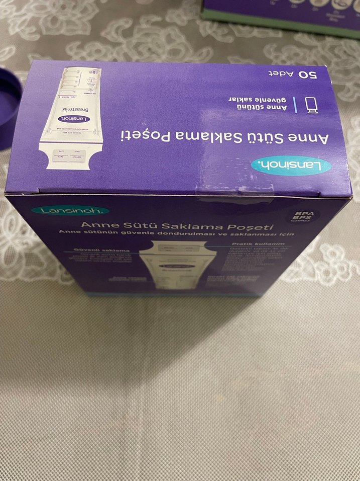 Lansinoh Anne Sütü Saklama Poşeti 50'li - Görsel 2
