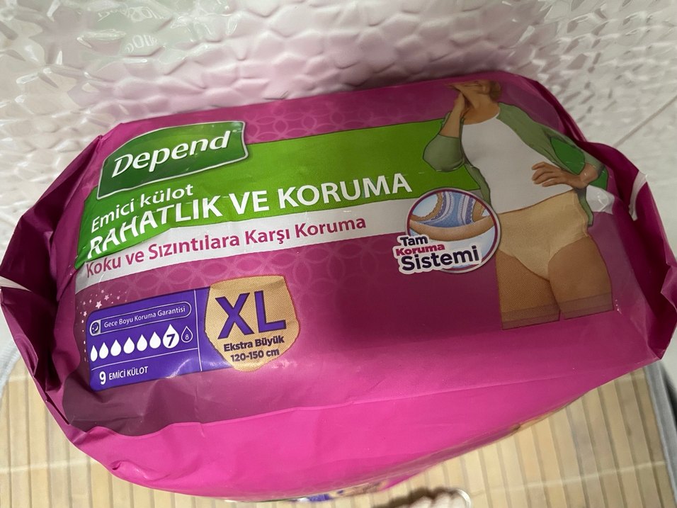 Depend Emici Külot XL Rahat Koruma - Görsel 2