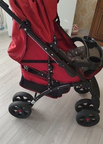 15-36 kg Beden kırmızı Renk Koyu Kırmızı Bebek Arabası