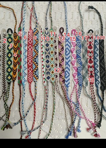 El Yapımı Renkli Örgü Bileklik - Görsel 2