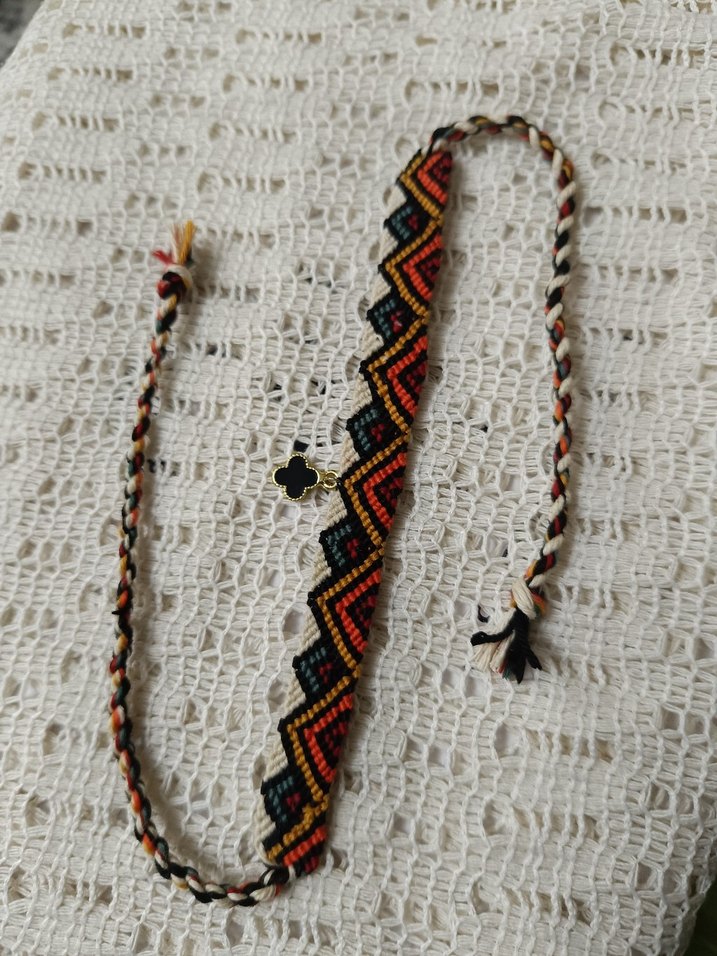 Nakışlı Çok Renkli Bohem carhmlı Bileklik - Görsel 2