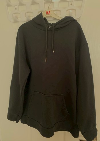 xl Beden siyah Renk Kadın Siyah Kapüşonlu Sweatshirt