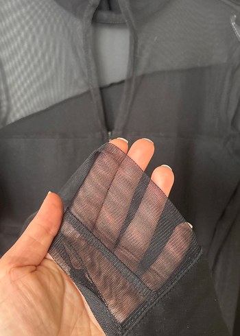 Siyah Transparan Detaylı Balıkçı Yaka Mini Elbise - Görsel 5