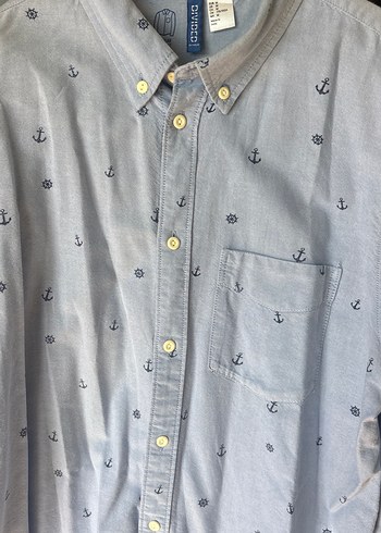 Gri Denim Erkek Uzun Kollu Gömlek - Görsel 2