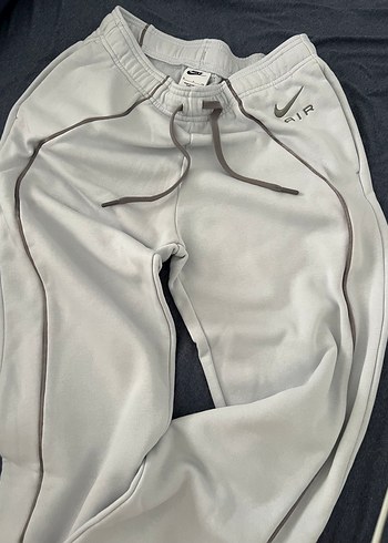 Gri Nike Kadın Fermuarlı Sweatpants