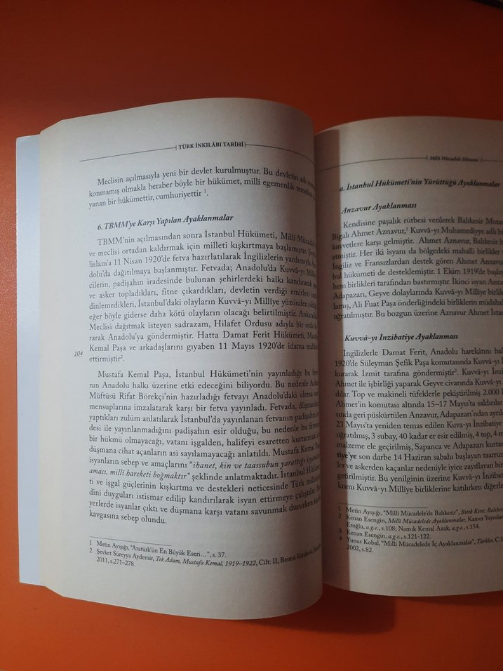 Türk İnkılabı Tarihi Kitabı Hasan Babacan - Görsel 2