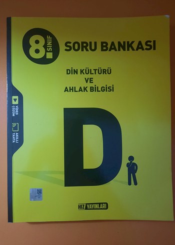 8. Sınıf Din Kültürü ve Ahlak Bilgisi Soru Bankası Hız yayınları