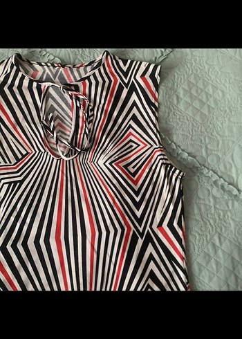 m Beden Zebra Desenli Pilili Kadın Midi crop