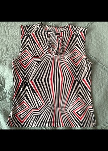 Diğer Zebra Desenli Pilili Kadın Midi crop