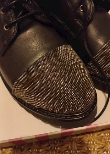 Diğer Siyah Deri Stiletto Bot
