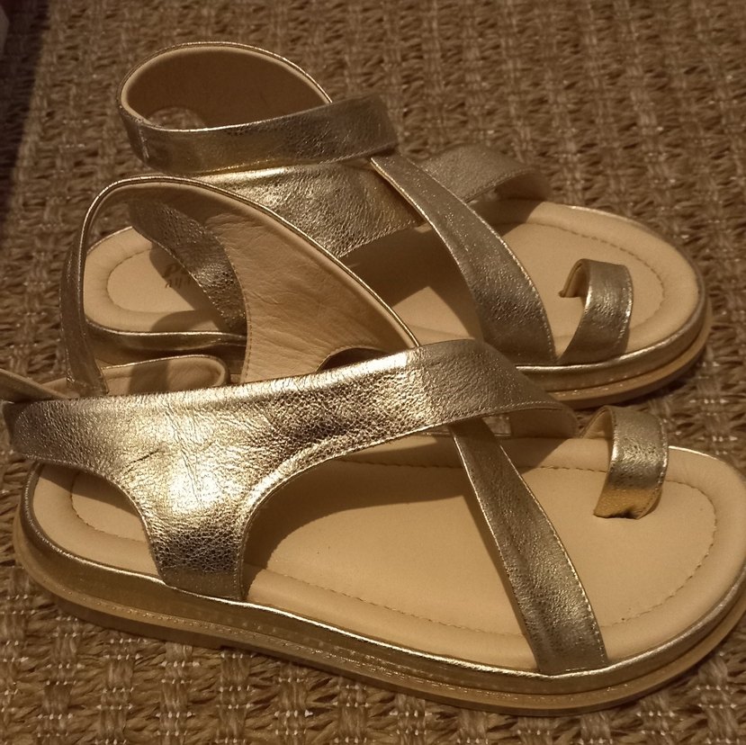 Pelinin ayakkabıları Hakiki deri Sandalet - Görsel 3