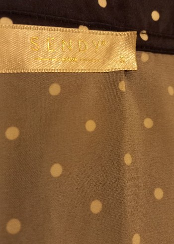 Sandy marka Siyah Puantiyeli Kadın Pijama Takımı - Görsel 3