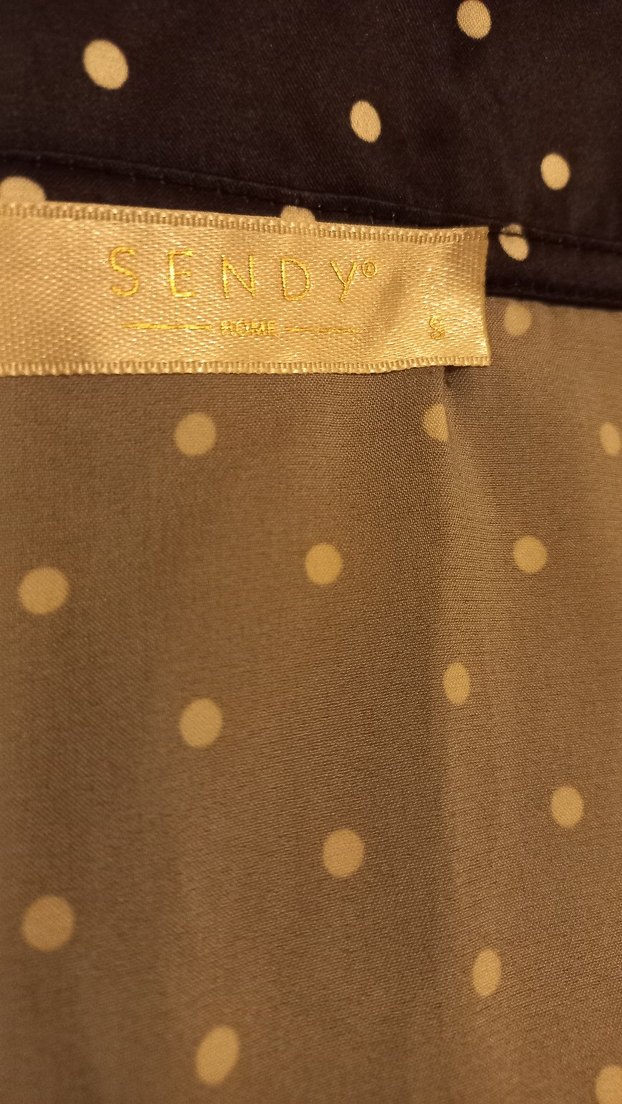 Sandy marka Siyah Puantiyeli Kadın Pijama Takımı - Görsel 3