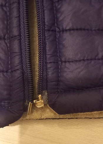 Lacivert Fermuarlı Kadın Yelek - Görsel 2