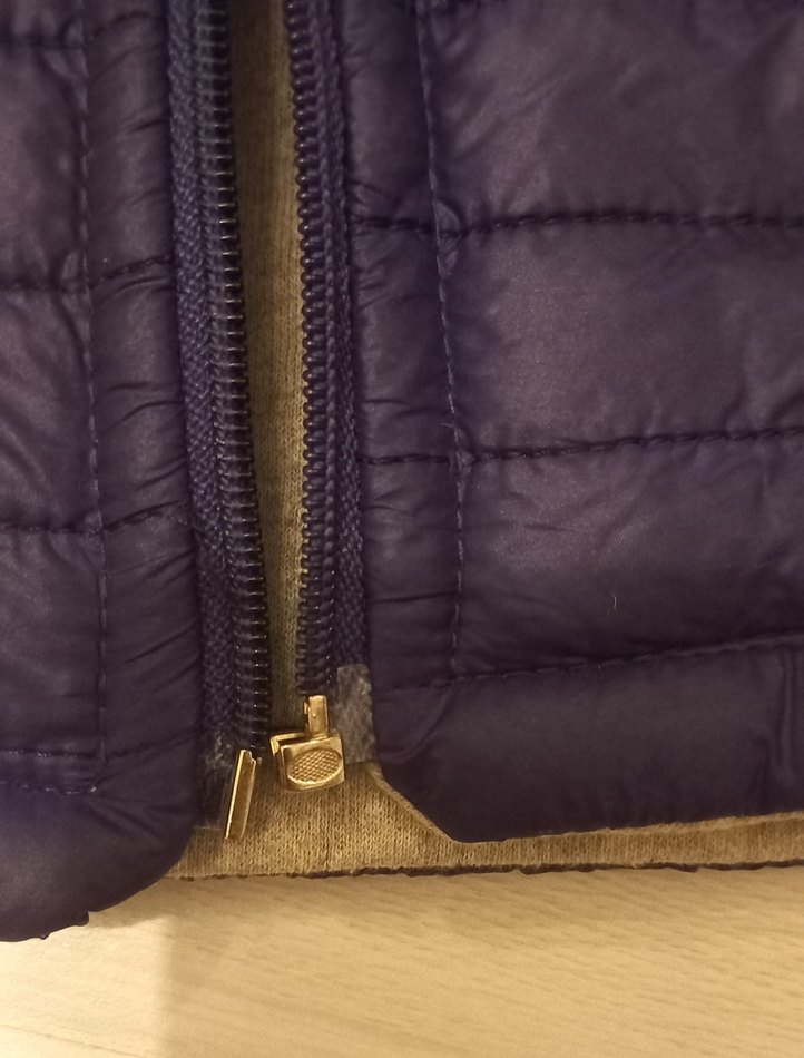 Lacivert Fermuarlı Kadın Yelek - Görsel 2