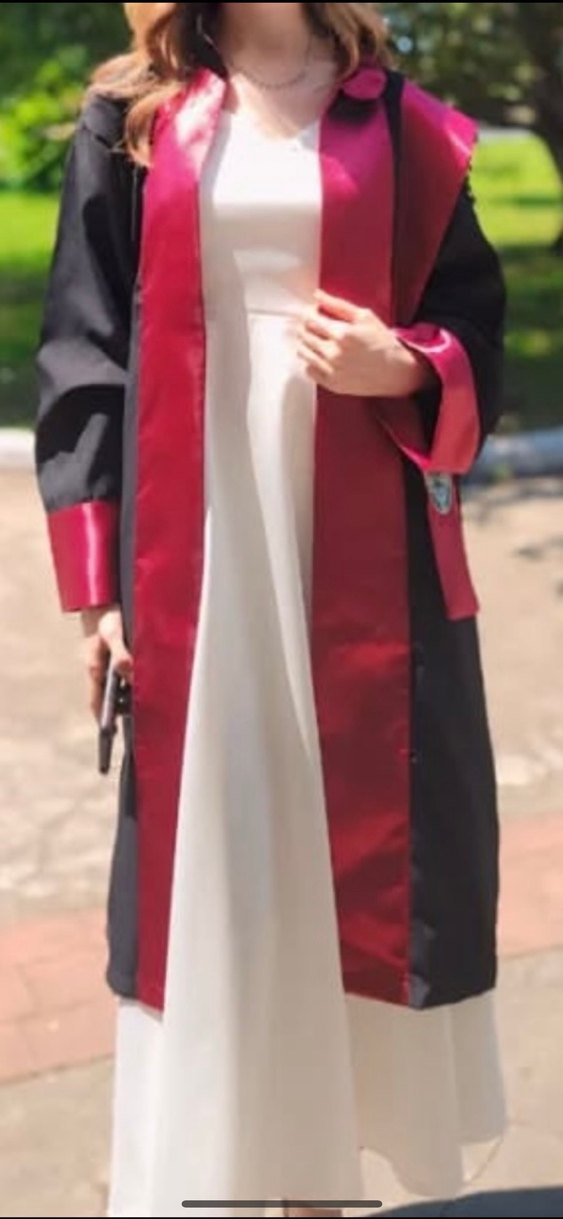 Beyaz askılı saten uzun elbise - Görsel 2