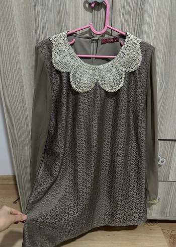 Dantel Yaka Detaylı Bohem Kadın Bluz - Görsel 2