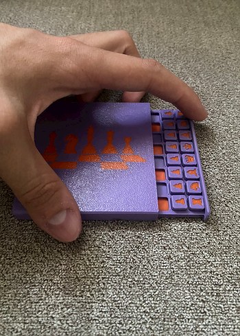 Beden Mini Satranç Seti Taşınabilir, Dekoratif ve Koleksiyonluk