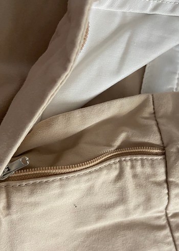 U.S Polo Assn. Bej Keten Rahat Kesim Kadın Pantolon