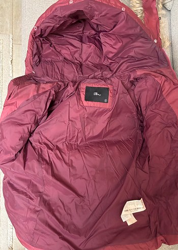 Bordo Renkli Kadın Mont - Görsel 2