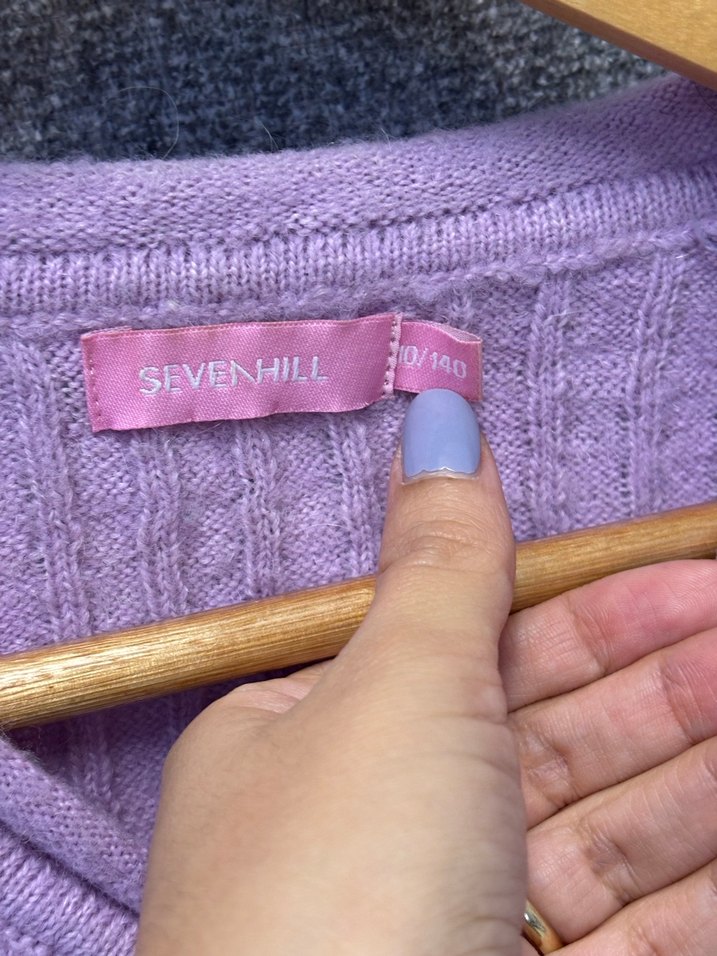 Sevenhill Kız Çocuk Yünlü Hırka - Görsel 2