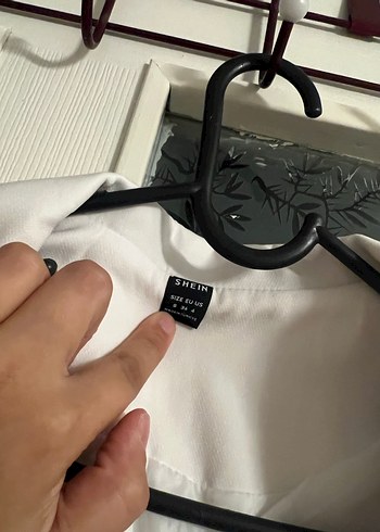 s Beden beyaz Renk Leopar Detaylı Beyaz Kadın Ceket