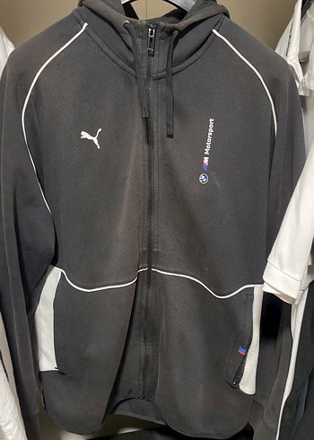 Erkek Puma Bmw M Sport Orjinal Kapşonlu Hırka