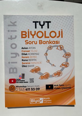 TYT Biyoloji Soru Bankası - Biyotik