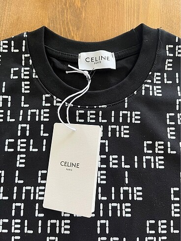 m Beden siyah Renk Celine tişört