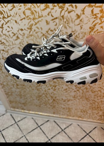 Skechers Skechers D'LITES-BIGGEST FAN Siyah Zebra Sneakers