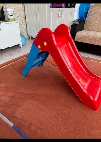 Beden Katlanabilir Kırmızı Çocuk Kaydırağı 110cm