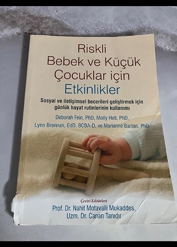 Riskli Bebek ve Küçük Çocuklar İçin Etkinlikler Kitabı