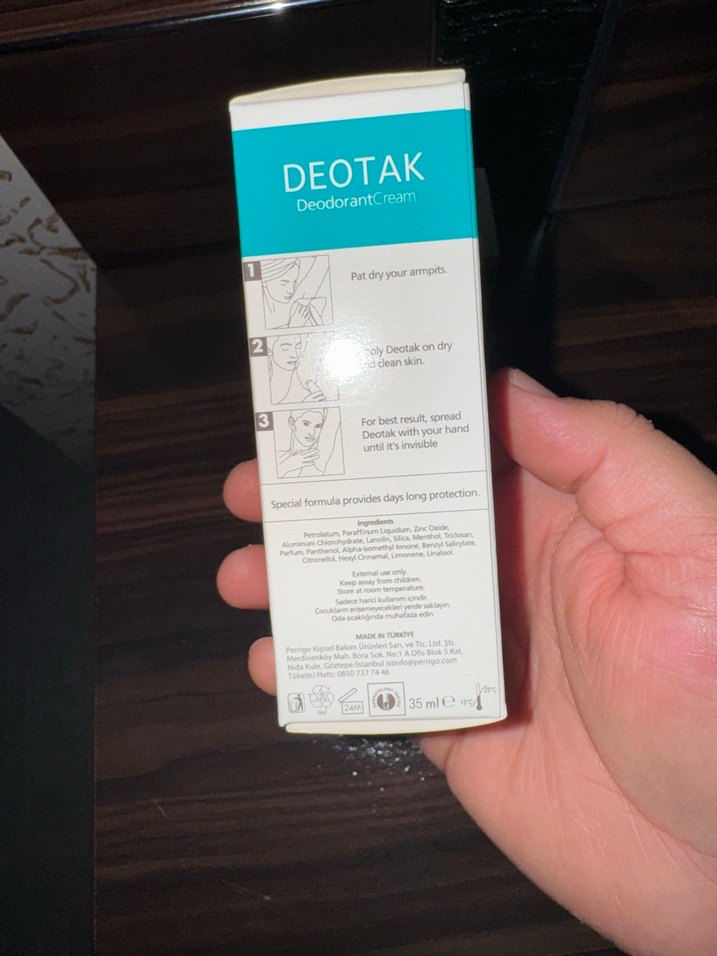 Deotak Fresh Mentollü Krem Deodorant 7 Gün Koruma - Görsel 2