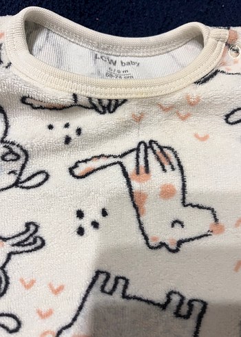 LC Waikiki Uzun Kollu Gri Bebek Çıtçıtlı Body