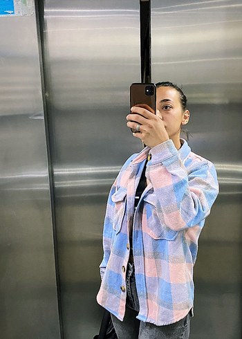 Kadın Oversize oduncu gömlek