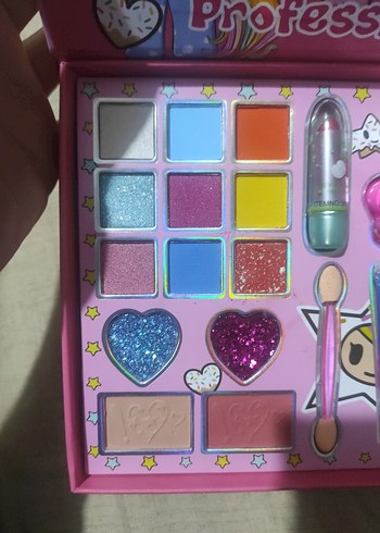 Beden Renk Renkli Pembe Çocuk Makyaj Seti