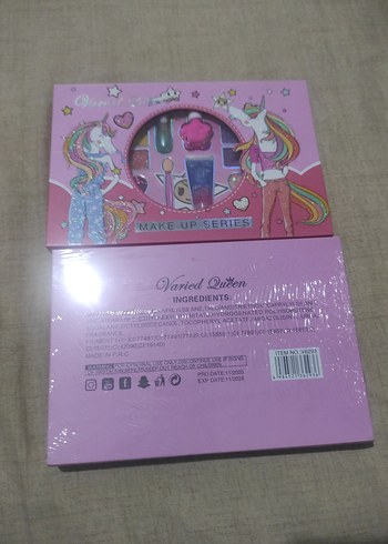 Kiko Renkli Pembe Çocuk Makyaj Seti