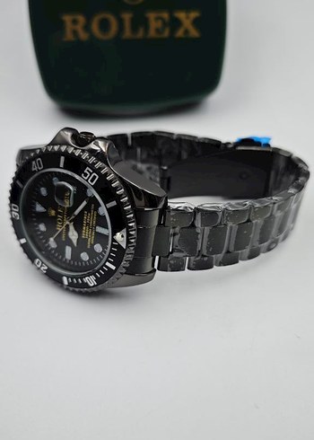 Rolex Siyah Çelik erkek saat - Görsel 4