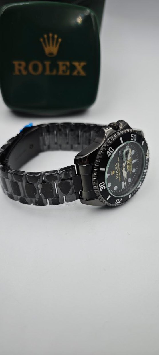 Rolex Siyah Çelik erkek saat - Görsel 2