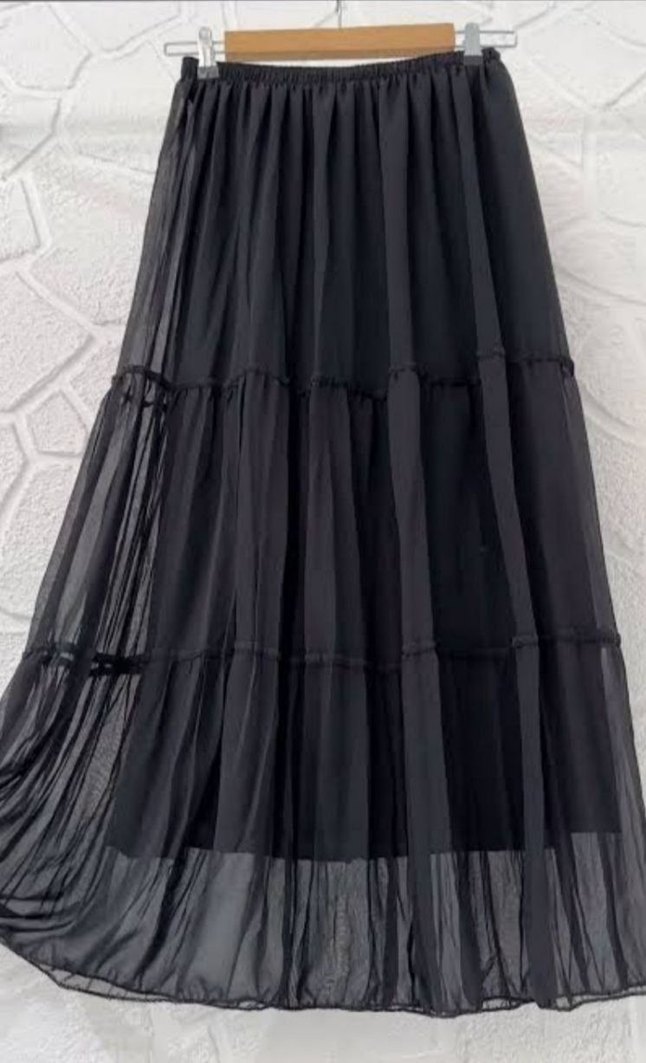 şifon etek - Görsel 3