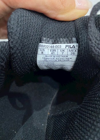 Fila Fila Siyah Bağcıklı Erkek Spor Ayakkabı