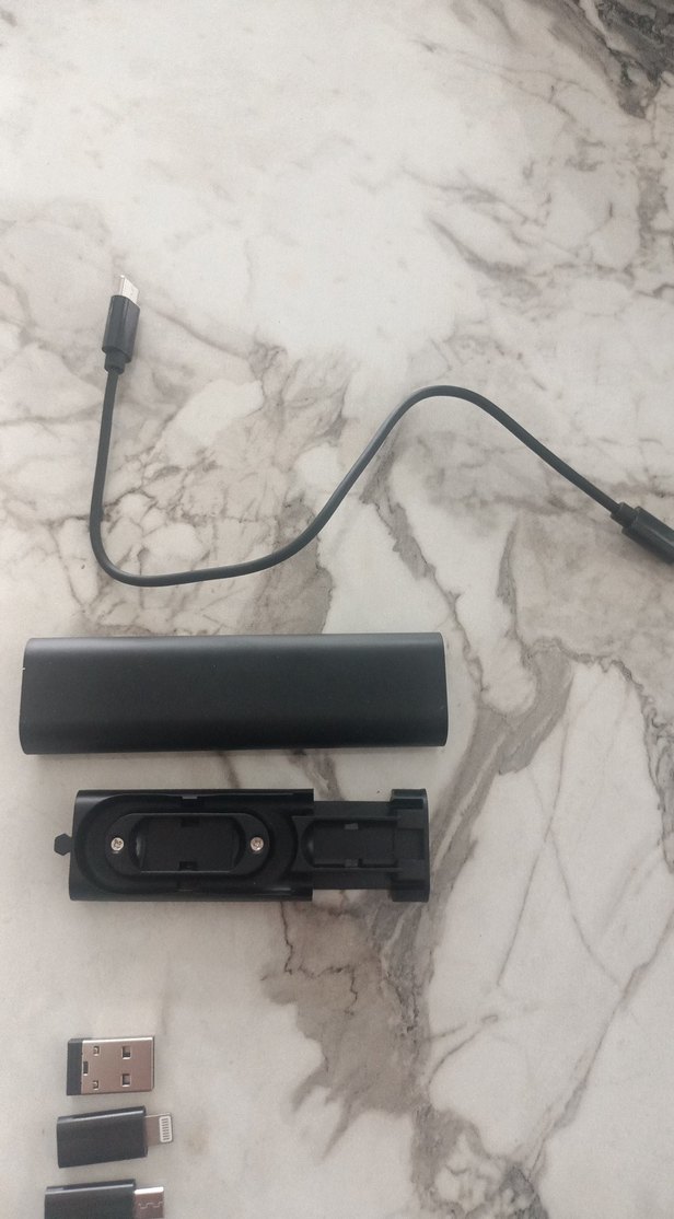 Siyah Taşınabilir USB port dönüştürme aparatları - Görsel 3