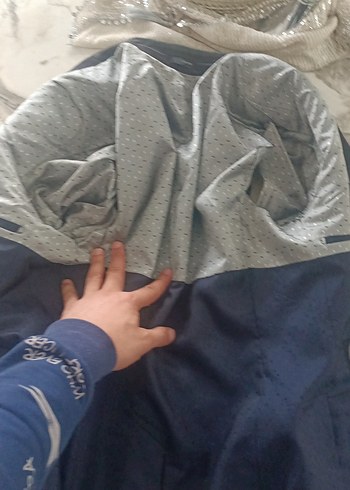 Düğmeli siyah Erkek Takım Elbise Ceketi - Görsel 5