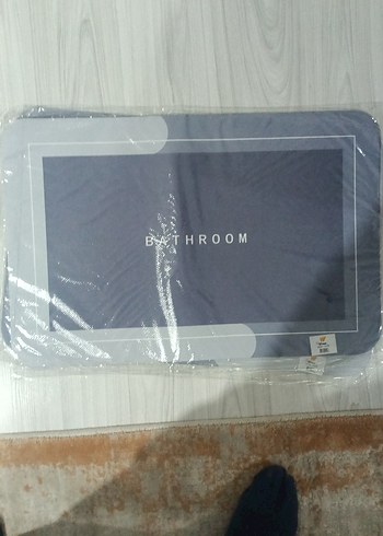 Burberry desenli kahverengi banyo paspası 60*40 - Görsel 3