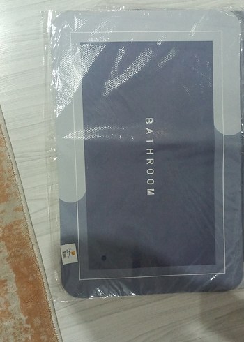 Gri Baskılı Banyo Paspası - Görsel 2