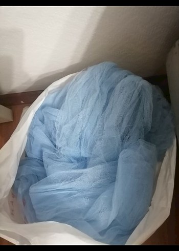 Nakışlı Mavi Uzun Hamile ve Emzirme Aksesuarı - Görsel 2