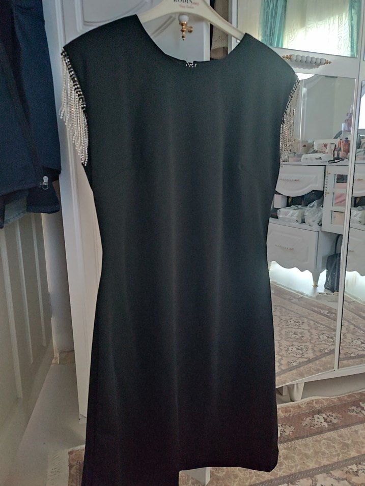 taşlı abiye elbise - Görsel 2