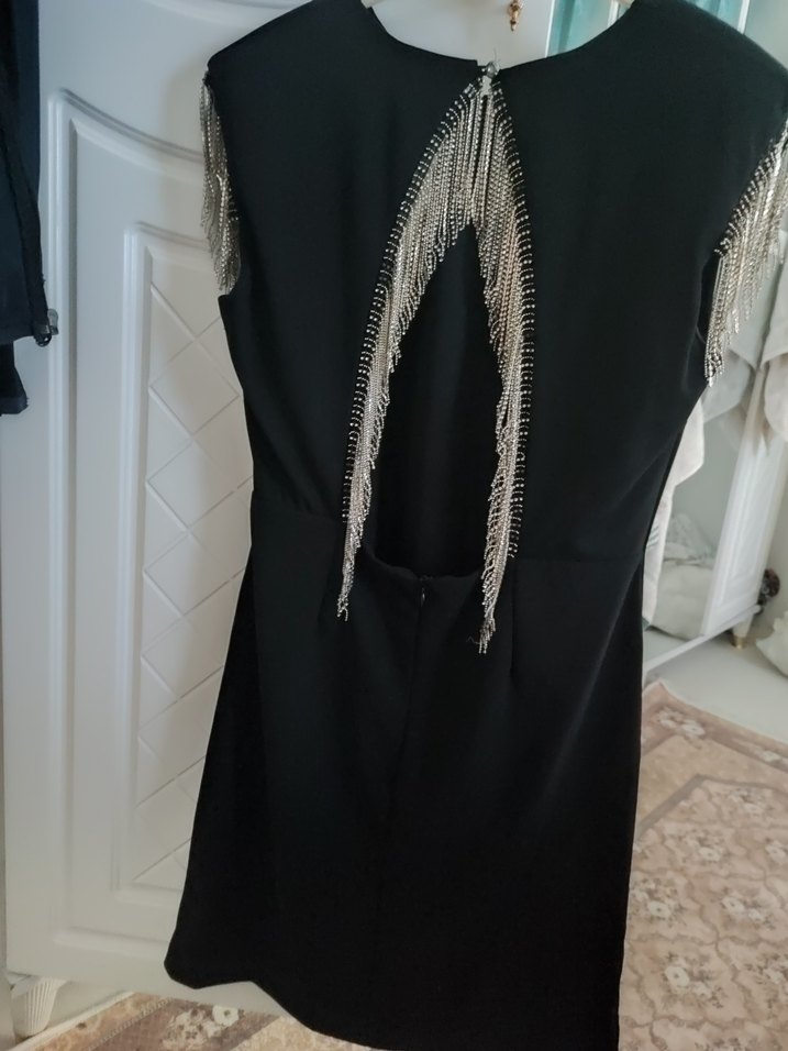 taşlı abiye elbise - Görsel 3