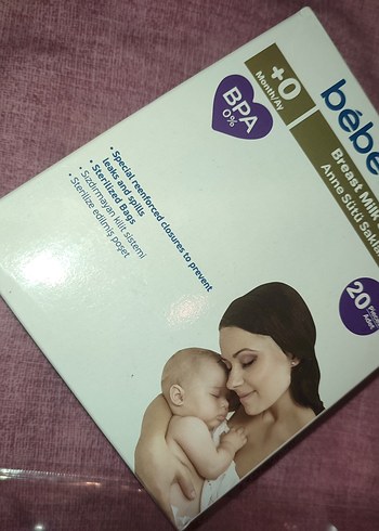 Bebedor süt saklama poşetleri,süt sağma aparatı ... - Görsel 2