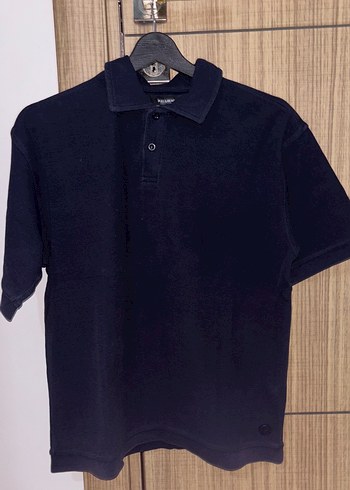 Erkek Siyah Kısa Kollu Polo Tişört